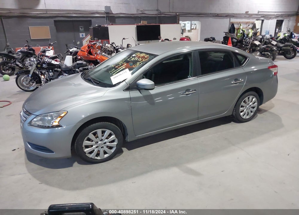 2014 NISSAN SENTRA S VIN: 3N1AB7AP3EY287661