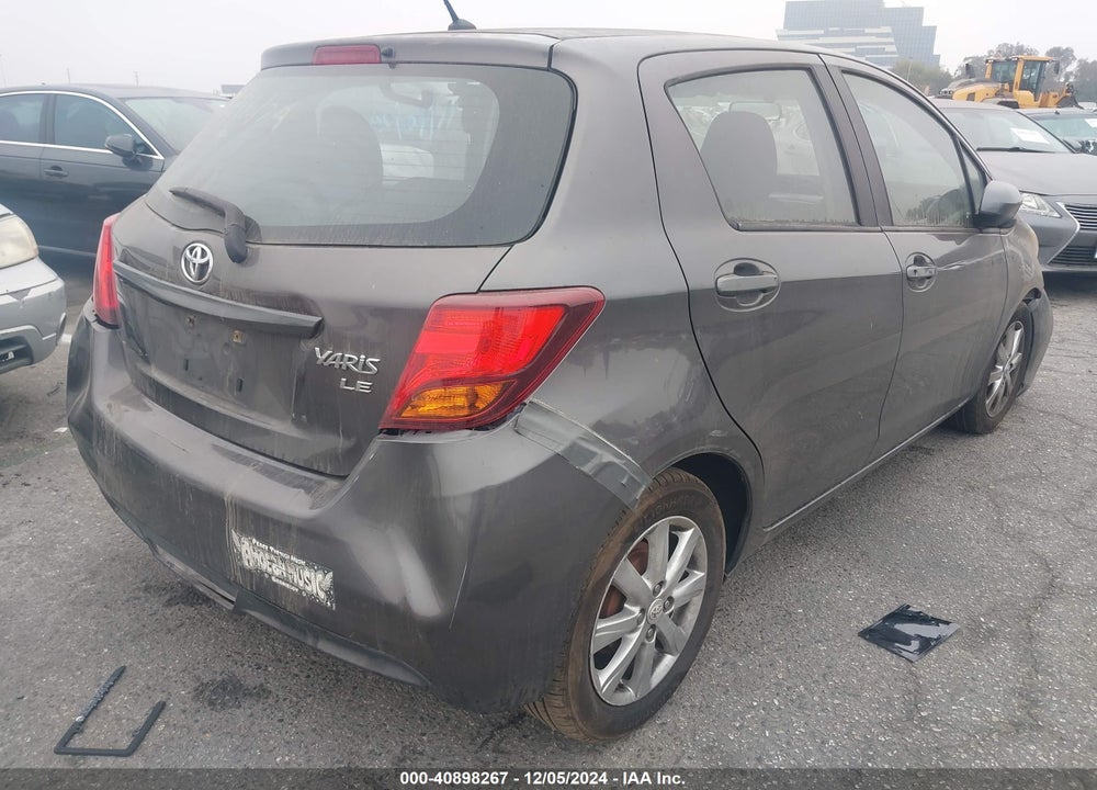 2015 TOYOTA YARIS LE VIN: VNKKTUD34FA036702
