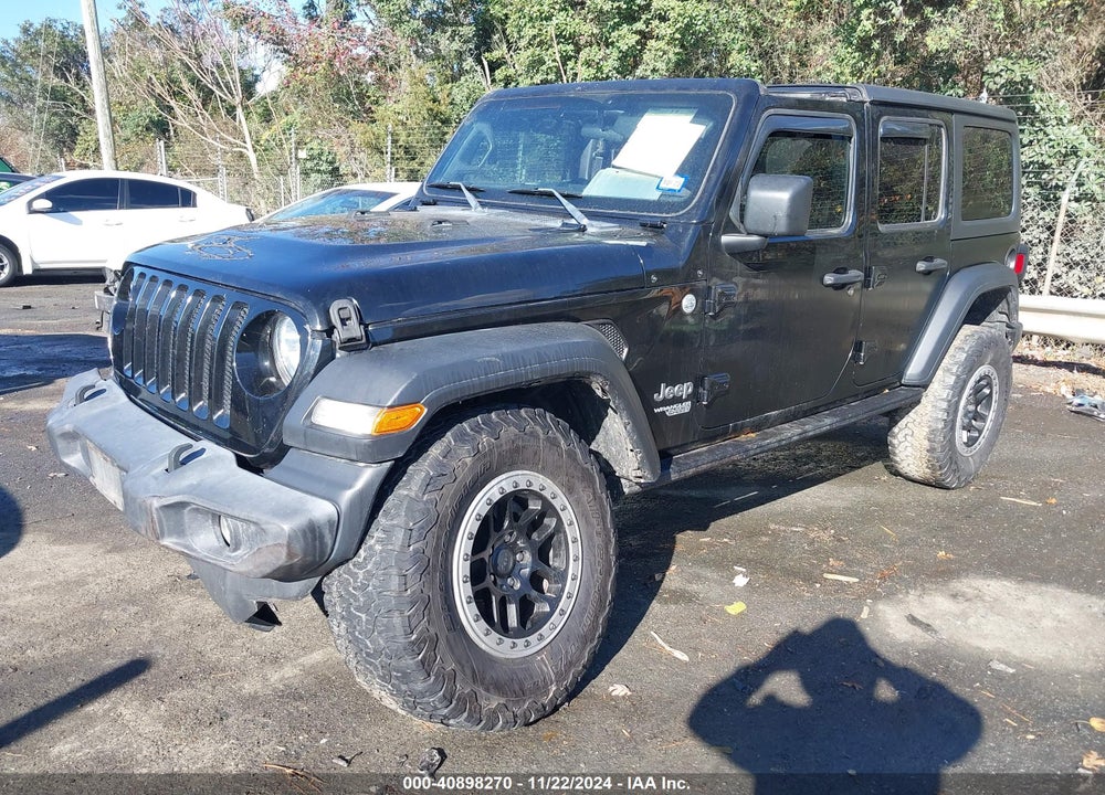 2018 JEEP WRANGLER UNLIMITED SPORT 4X4 VIN: 1C4HJXDGXJW133413
