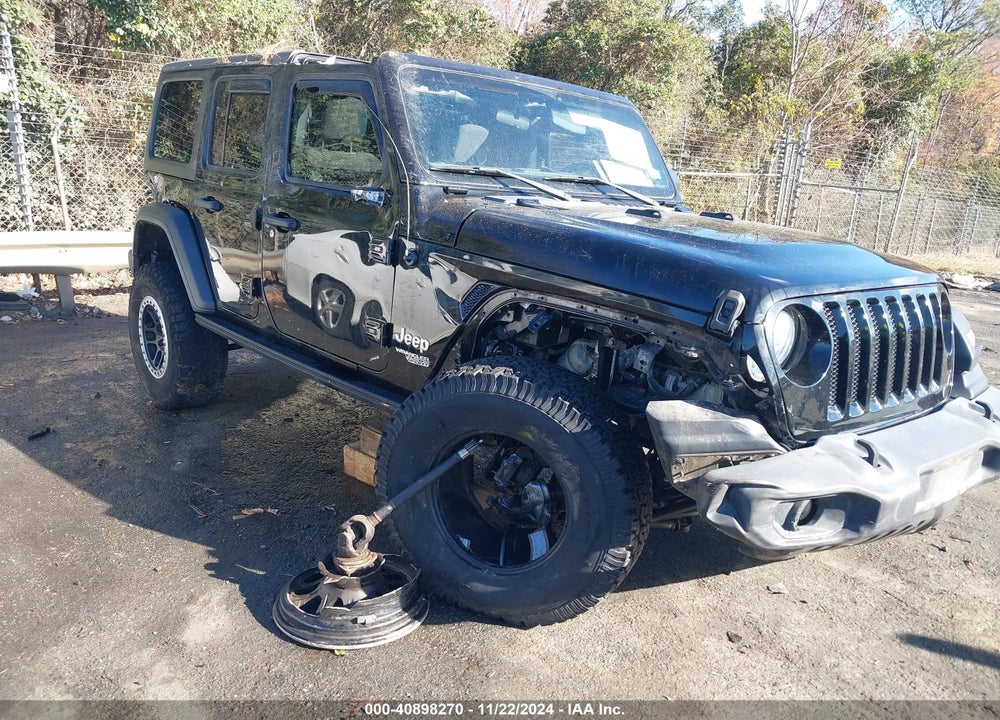 2018 JEEP WRANGLER UNLIMITED SPORT 4X4 VIN: 1C4HJXDGXJW133413