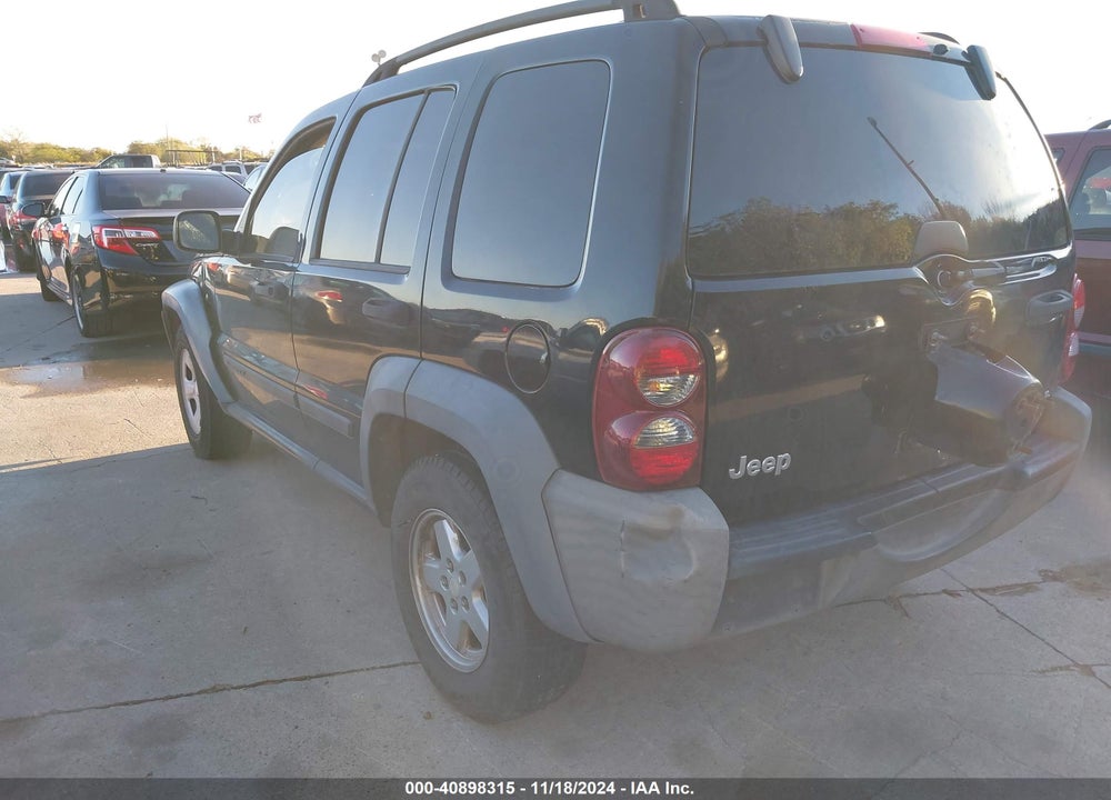 2007 JEEP LIBERTY SPORT VIN: 1J4GK48K17W516665