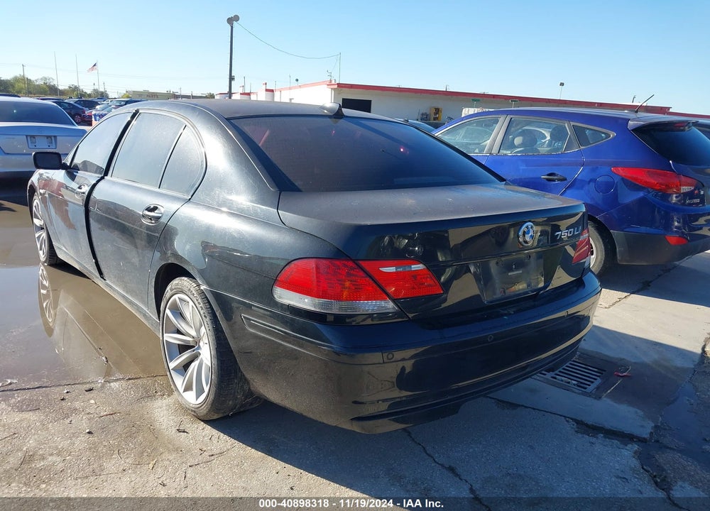 2008 BMW 750LI VIN: WBAHN83538DT78096