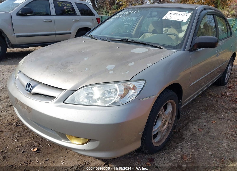 2004 HONDA CIVIC LX VIN: 2HGES155X4H563621
