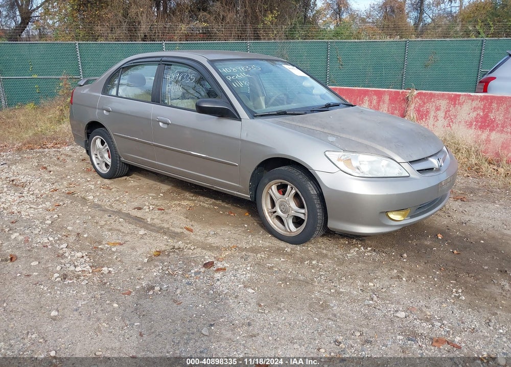 2004 HONDA CIVIC LX VIN: 2HGES155X4H563621