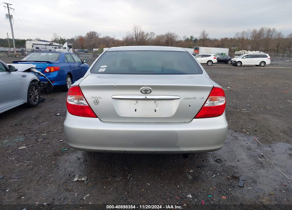 2004 TOYOTA CAMRY LE/XLE/SE VIN: 4T1BE32K34U316125