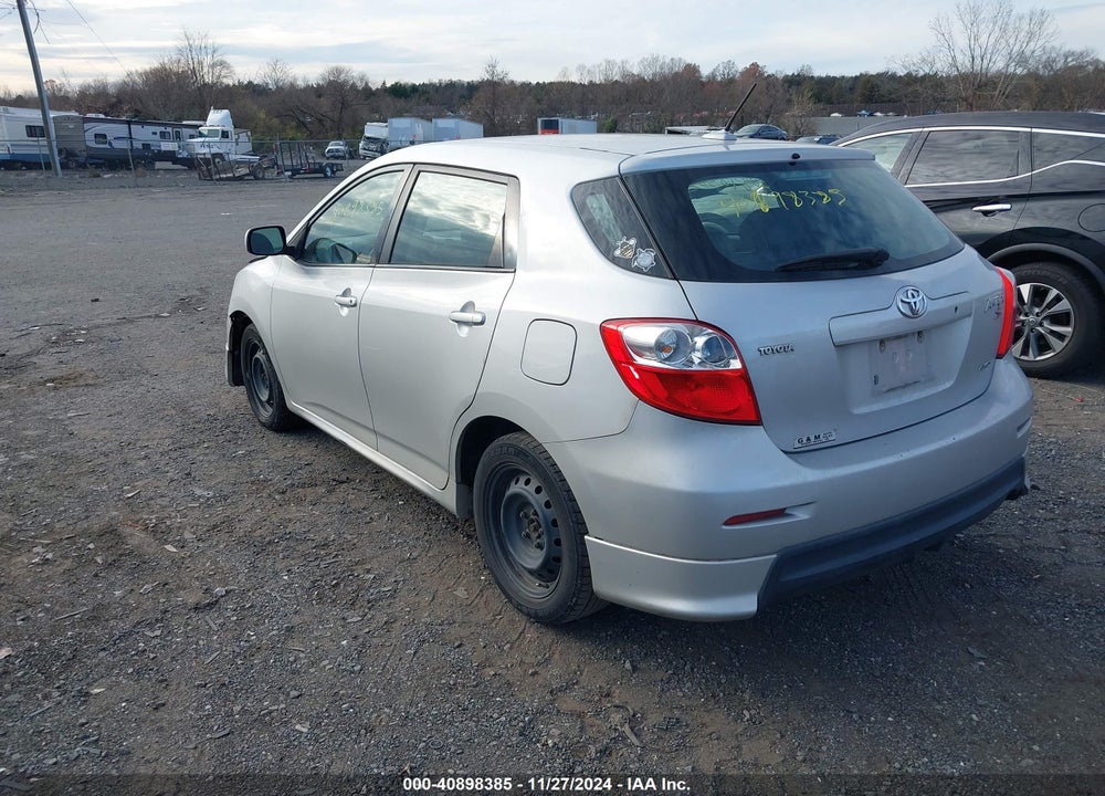 2009 TOYOTA MATRIX S VIN: 2T1LE40E29C009853