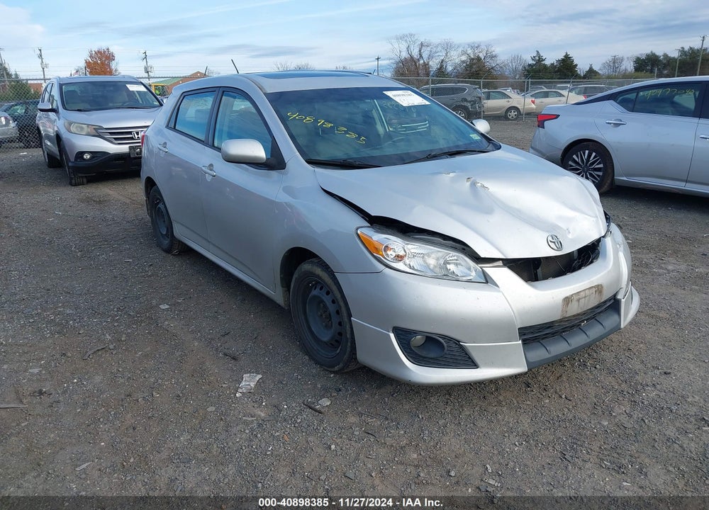 2009 TOYOTA MATRIX S VIN: 2T1LE40E29C009853