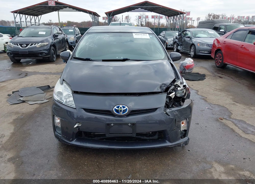 2011 TOYOTA PRIUS THREE VIN: JTDKN3DU7B0270323