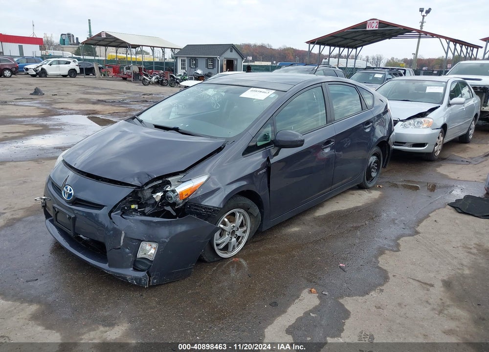 2011 TOYOTA PRIUS THREE VIN: JTDKN3DU7B0270323