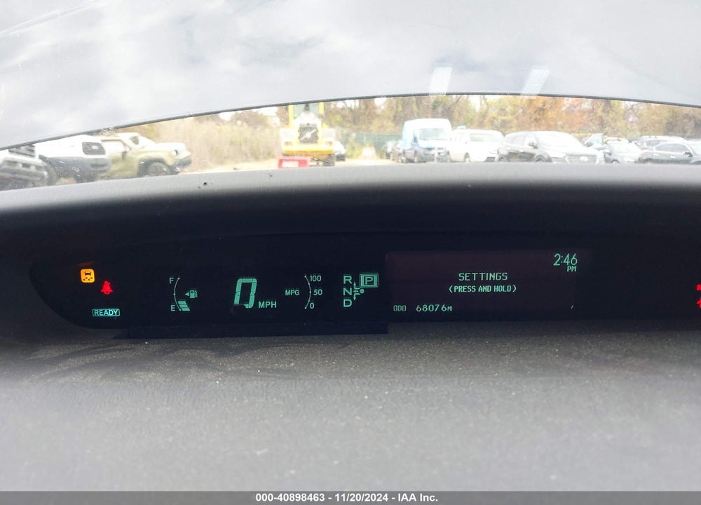 2011 TOYOTA PRIUS THREE VIN: JTDKN3DU7B0270323