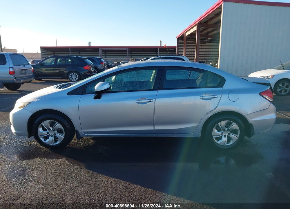 2013 HONDA CIVIC LX VIN: 2HGFB2F51DH584933