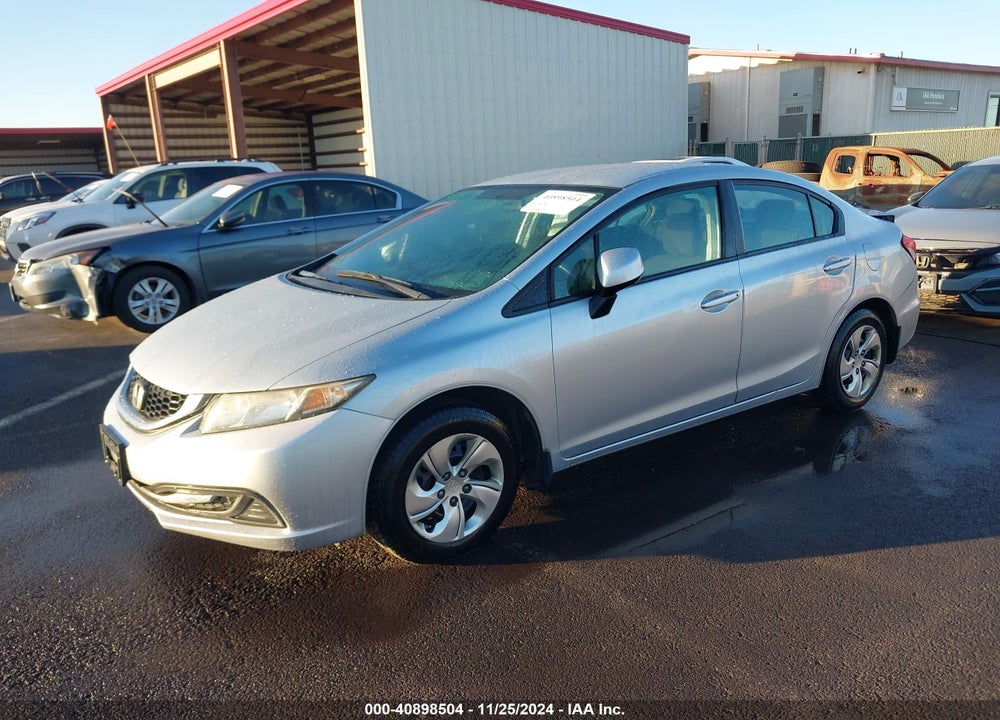 2013 HONDA CIVIC LX VIN: 2HGFB2F51DH584933