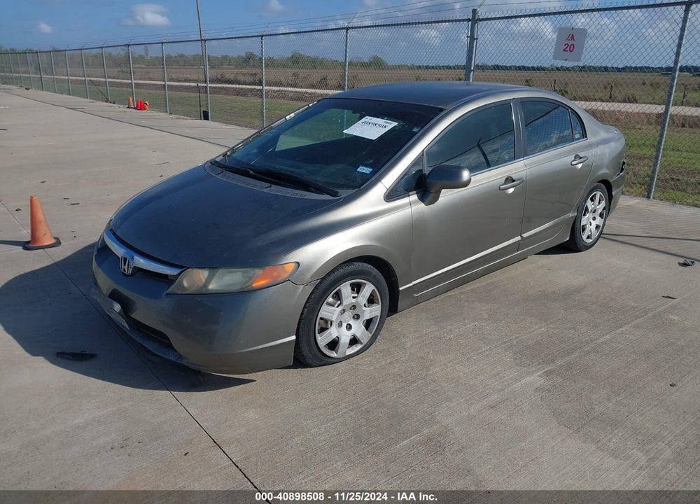 2007 HONDA CIVIC LX VIN: 1HGFA16527L035164