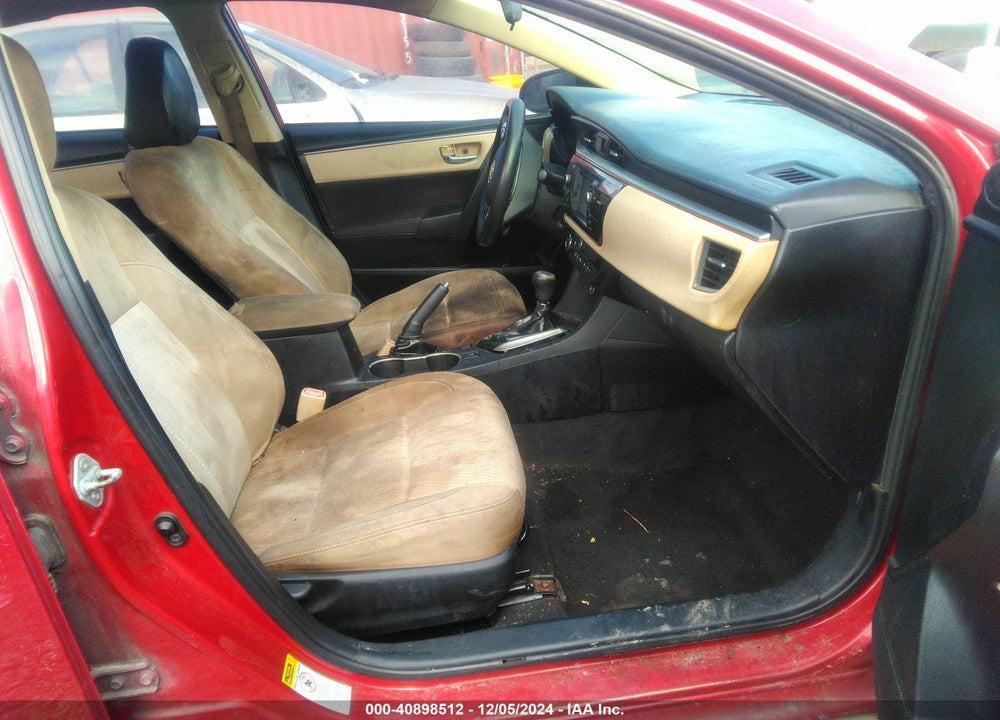 2015 TOYOTA COROLLA LE VIN: 2T1BURHE5FC292437