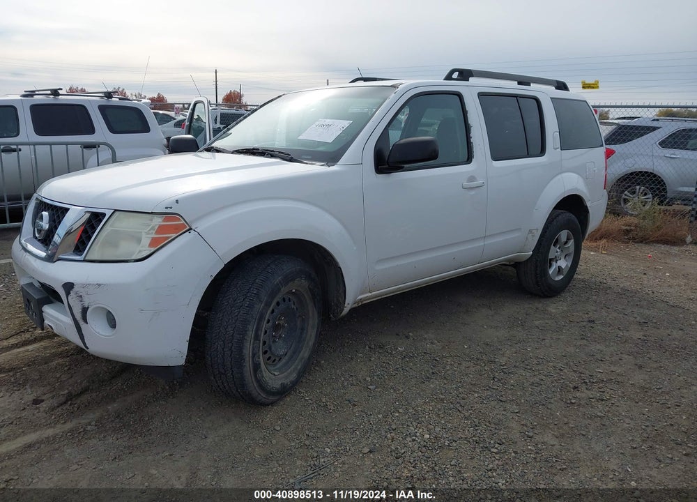 2008 NISSAN PATHFINDER S VIN: 5N1AR18U08C617296