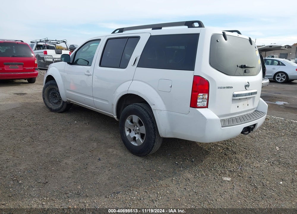 2008 NISSAN PATHFINDER S VIN: 5N1AR18U08C617296