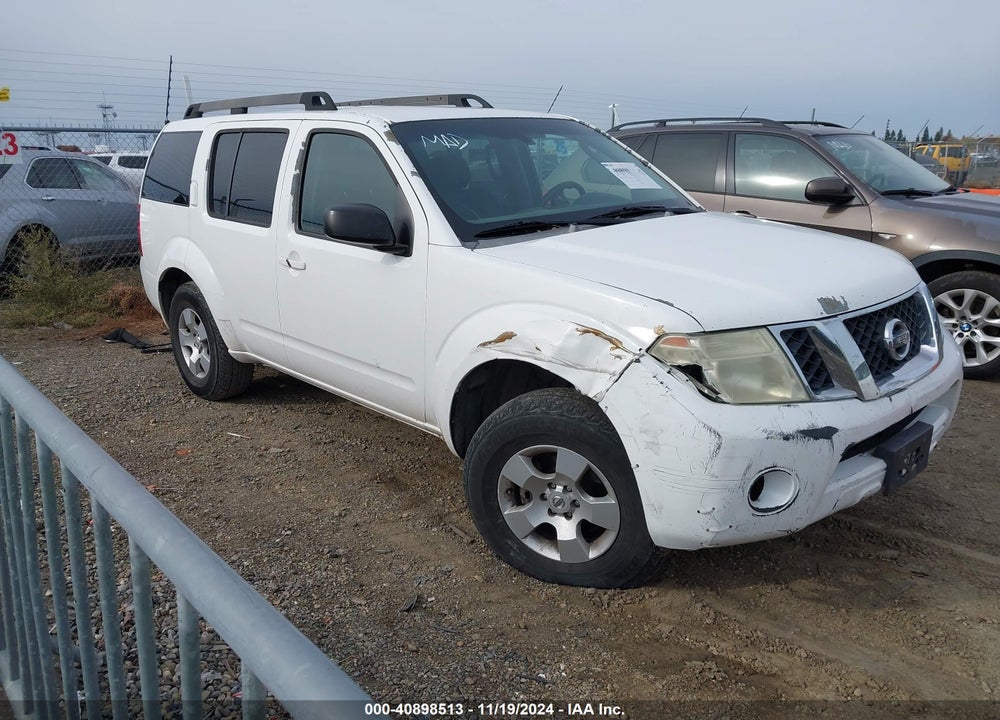 2008 NISSAN PATHFINDER S VIN: 5N1AR18U08C617296
