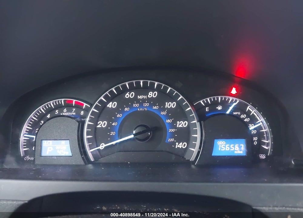 2013 TOYOTA CAMRY XLE VIN: 4T4BF1FK5DR292511