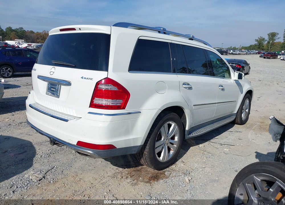 2011 MERCEDES-BENZ GL 450 4MATIC VIN: 4JGBF7BE8BA736654
