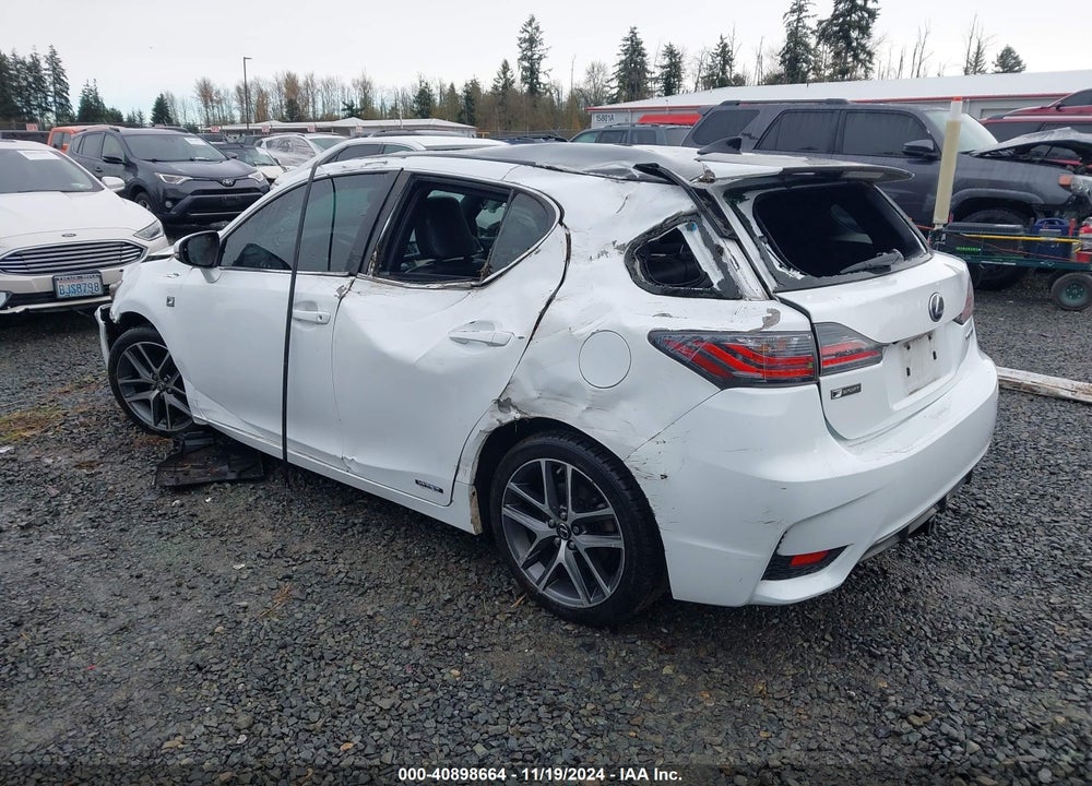 2016 LEXUS CT 200H VIN: JTHKD5BH6G2263653
