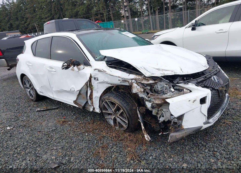 2016 LEXUS CT 200H VIN: JTHKD5BH6G2263653