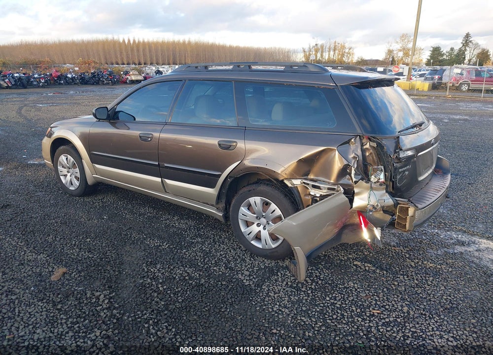 2008 SUBARU OUTBACK VIN: 4S4BP60C487301063