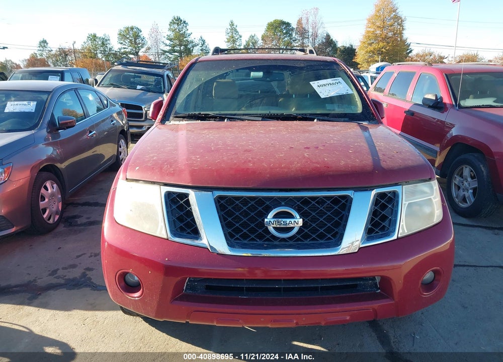 2008 NISSAN PATHFINDER SE VIN: 5N1AR18B08C661541