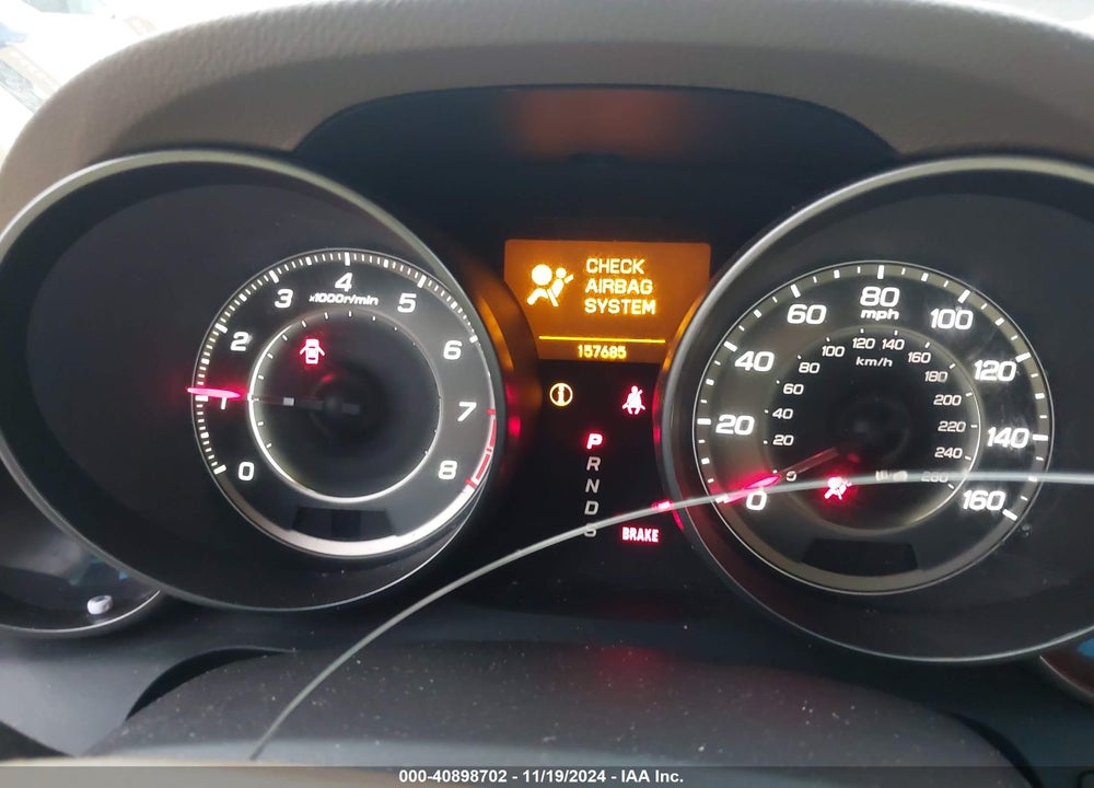 2012 ACURA MDX VIN: 2HNYD2H24CH502254