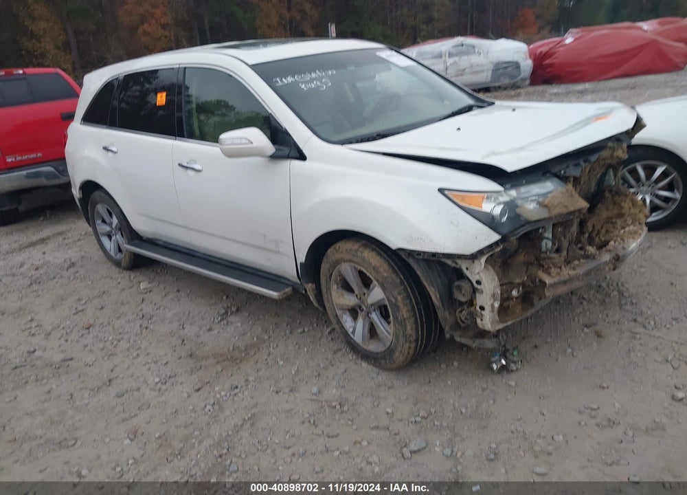 2012 ACURA MDX VIN: 2HNYD2H24CH502254