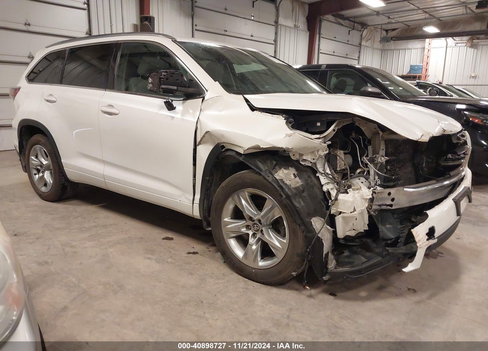 2016 TOYOTA HIGHLANDER LIMITED V6 VIN: 5TDDKRFHXGS255565