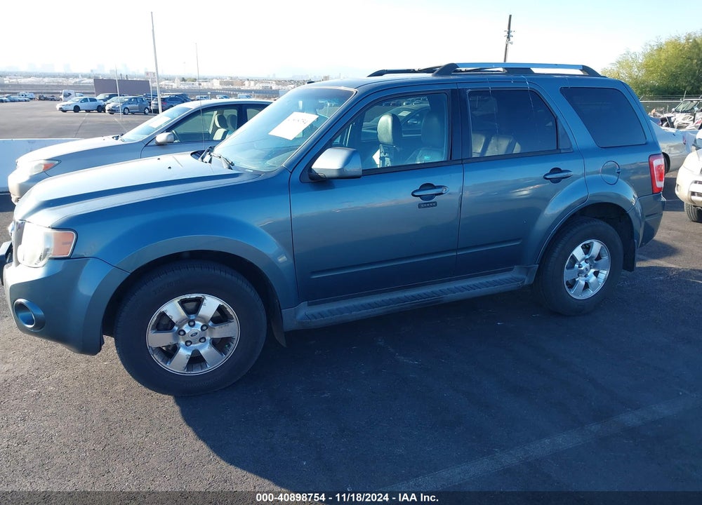 2012 FORD ESCAPE LIMITED VIN: 1FMCU9EG5CKC22484