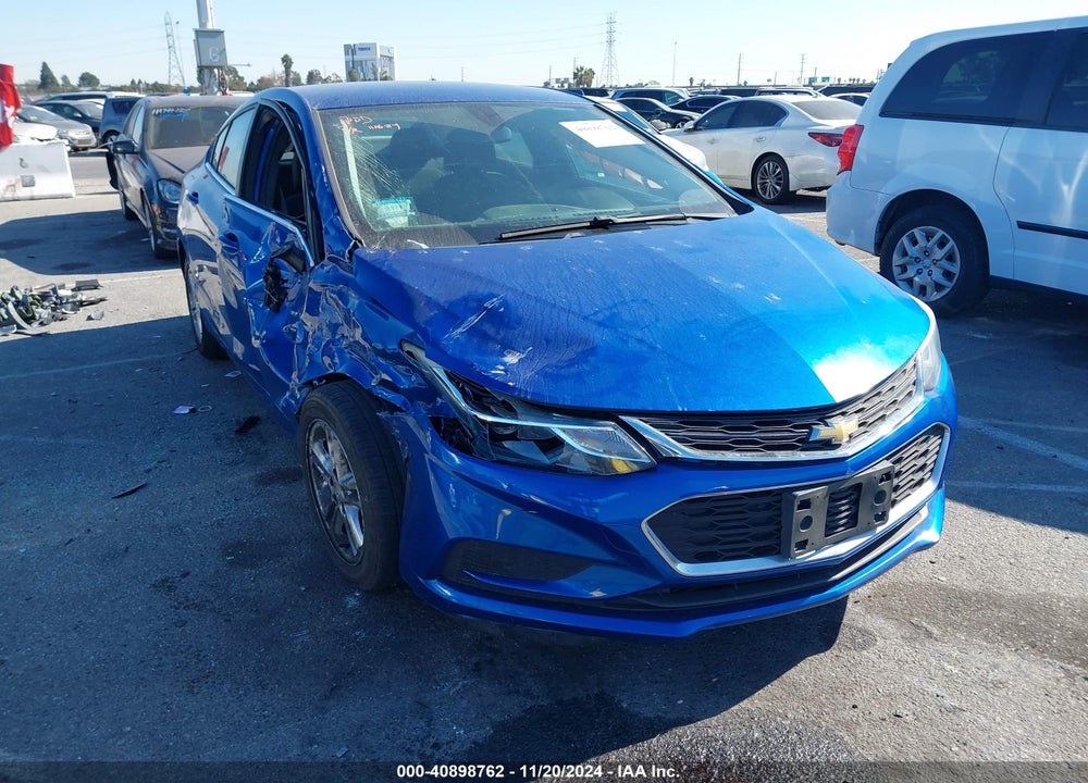 2018 CHEVROLET CRUZE LT AUTO VIN: 1G1BE5SM0J7151252