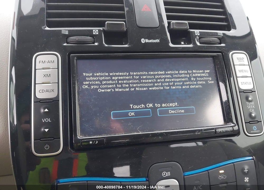 2012 NISSAN LEAF SL VIN: JN1AZ0CP5CT019507