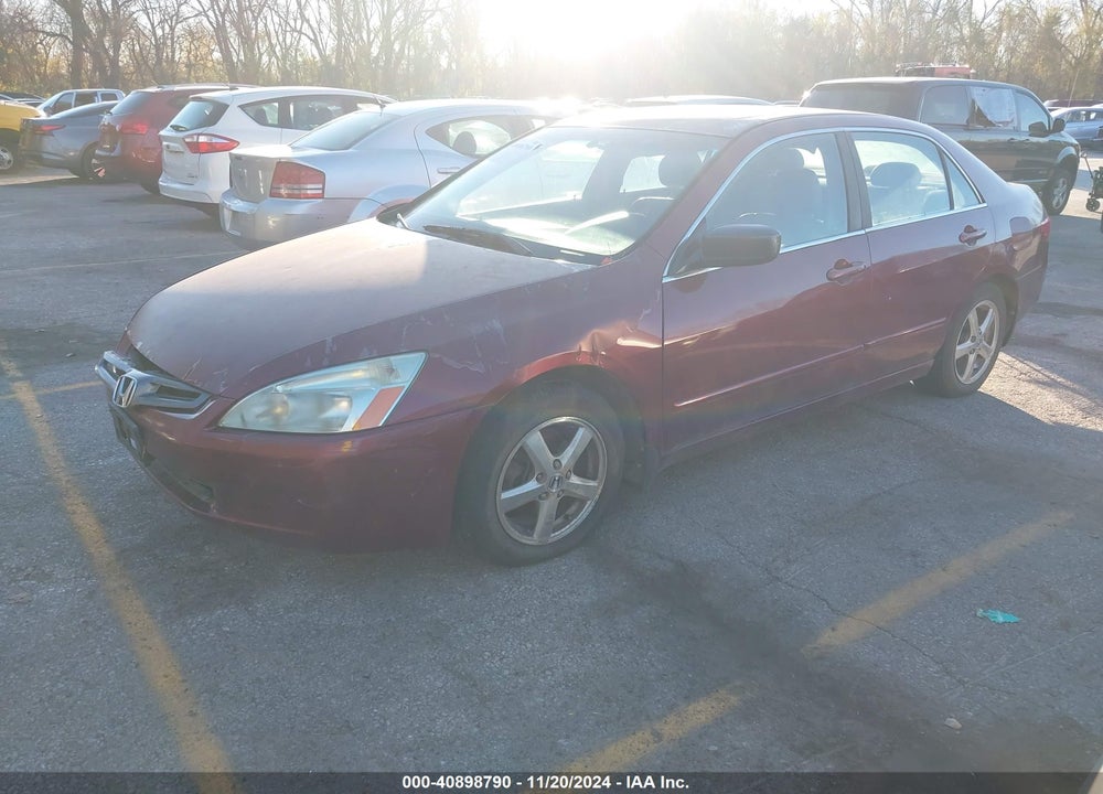 2005 HONDA ACCORD 2.4 EX VIN: 1HGCM56765A006794