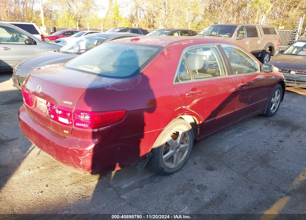 2005 HONDA ACCORD 2.4 EX VIN: 1HGCM56765A006794