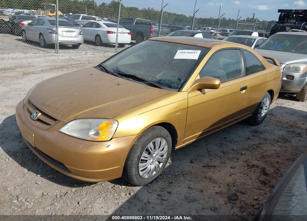 2001 HONDA CIVIC EX VIN: 1HGEM22911L003668