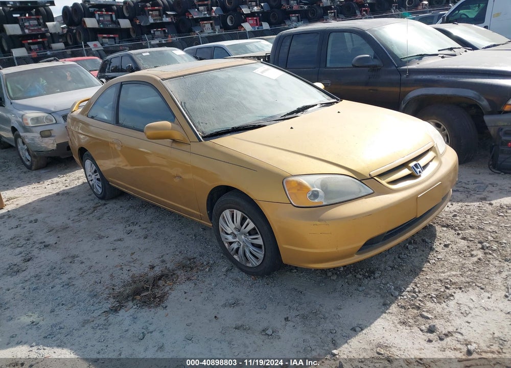 2001 HONDA CIVIC EX VIN: 1HGEM22911L003668