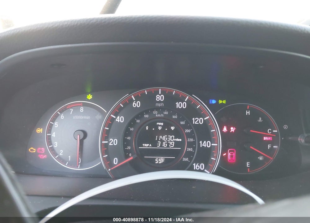 2017 HONDA ACCORD SPORT VIN: 1HGCR2F59HA014830