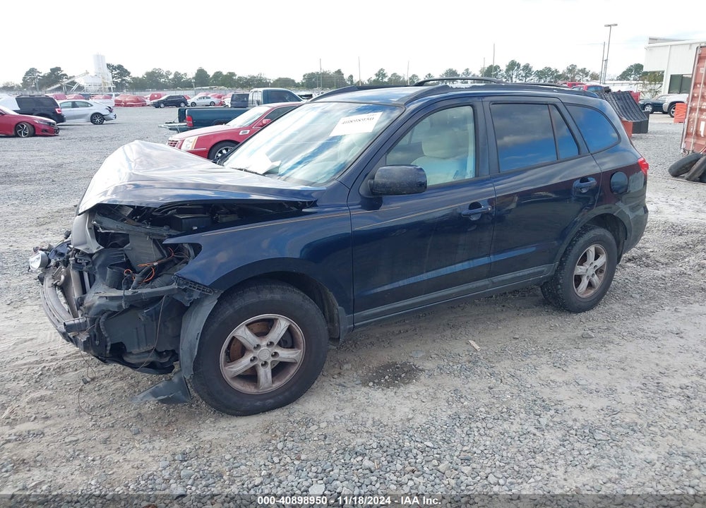 2007 HYUNDAI SANTA FE GLS VIN: 5NMSG13D87H075046