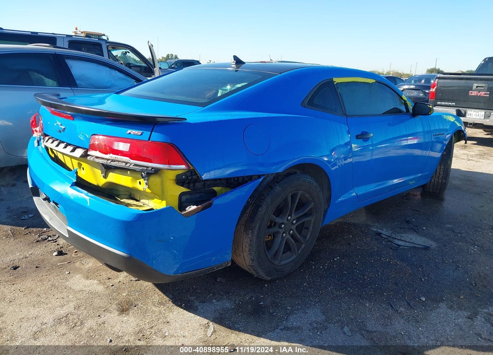 2015 CHEVROLET CAMARO 2LS VIN: 2G1FB1E39F9128077