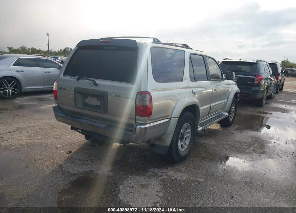 2000 TOYOTA 4RUNNER LIMITED V6 VIN: JT3HN87R5Y9043834