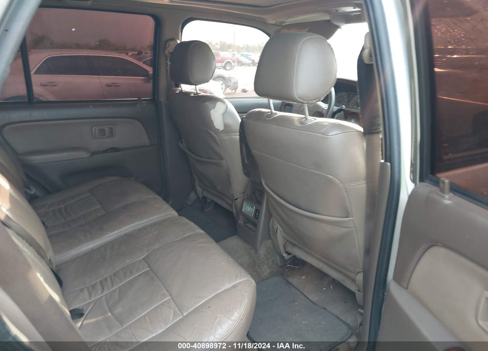 2000 TOYOTA 4RUNNER LIMITED V6 VIN: JT3HN87R5Y9043834