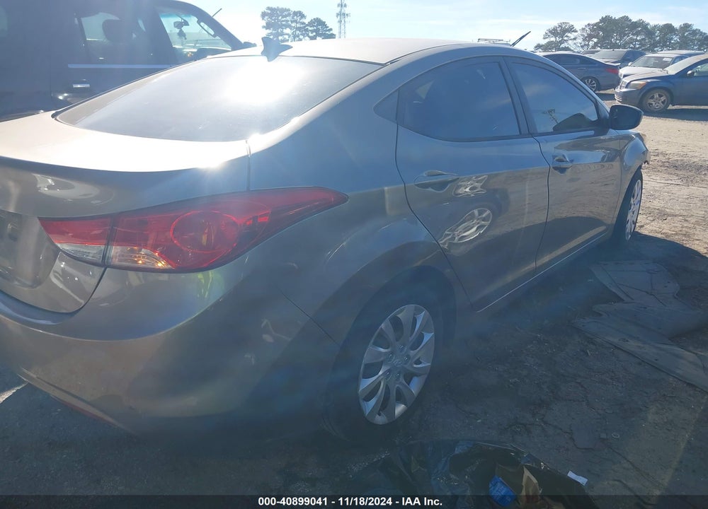 2012 HYUNDAI ELANTRA GLS VIN: 5NPDH4AE3CH134522