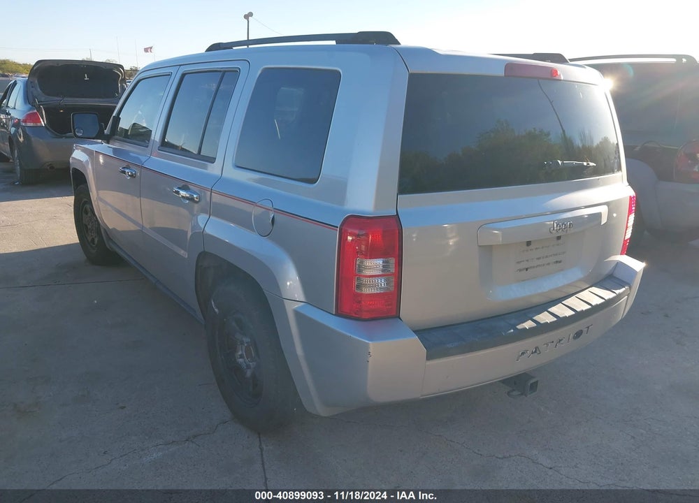 2008 JEEP PATRIOT SPORT VIN: 1J8FT28W38D731783