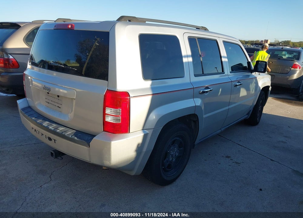 2008 JEEP PATRIOT SPORT VIN: 1J8FT28W38D731783