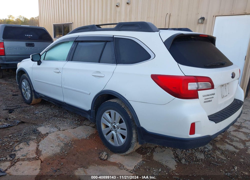2015 SUBARU OUTBACK 2.5I PREMIUM VIN: 4S4BSBDC2F3282518