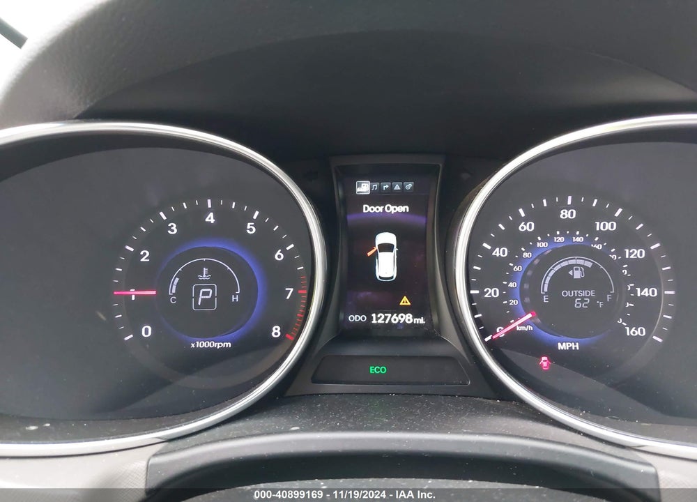 2014 HYUNDAI SANTA FE GLS VIN: KM8SR4HF8EU054043