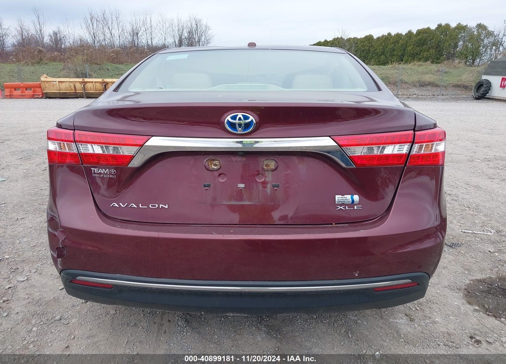 2015 TOYOTA AVALON HYBRID XLE TOURING VIN: 4T1BD1EB0FU036555