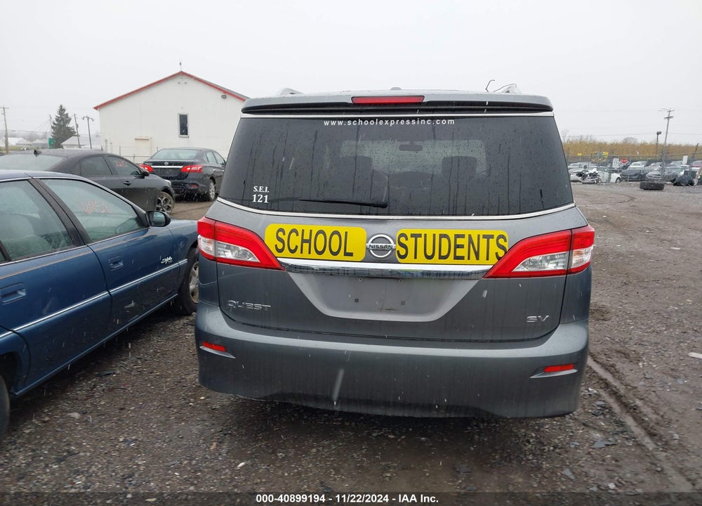 2016 NISSAN QUEST PLATINUM/S/SL/SV VIN: JN8AE2KP2G9151508