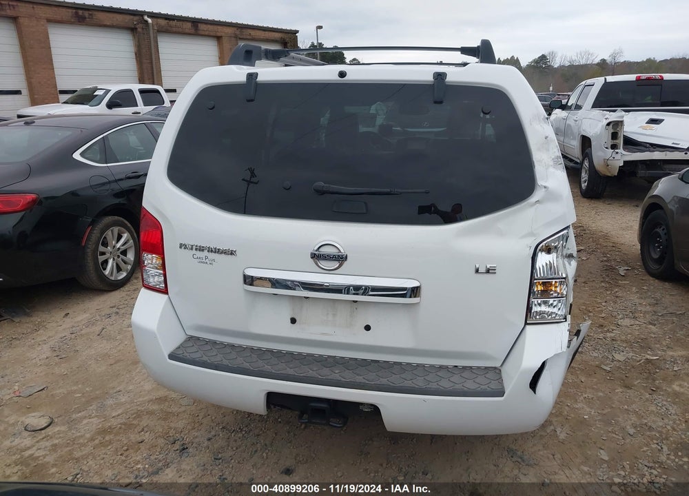 2011 NISSAN PATHFINDER LE VIN: 5N1AR1NB4BC614864